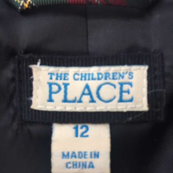 Boy's Houndstooth Holiday Blazer Size 12 - Picture 3 of 3